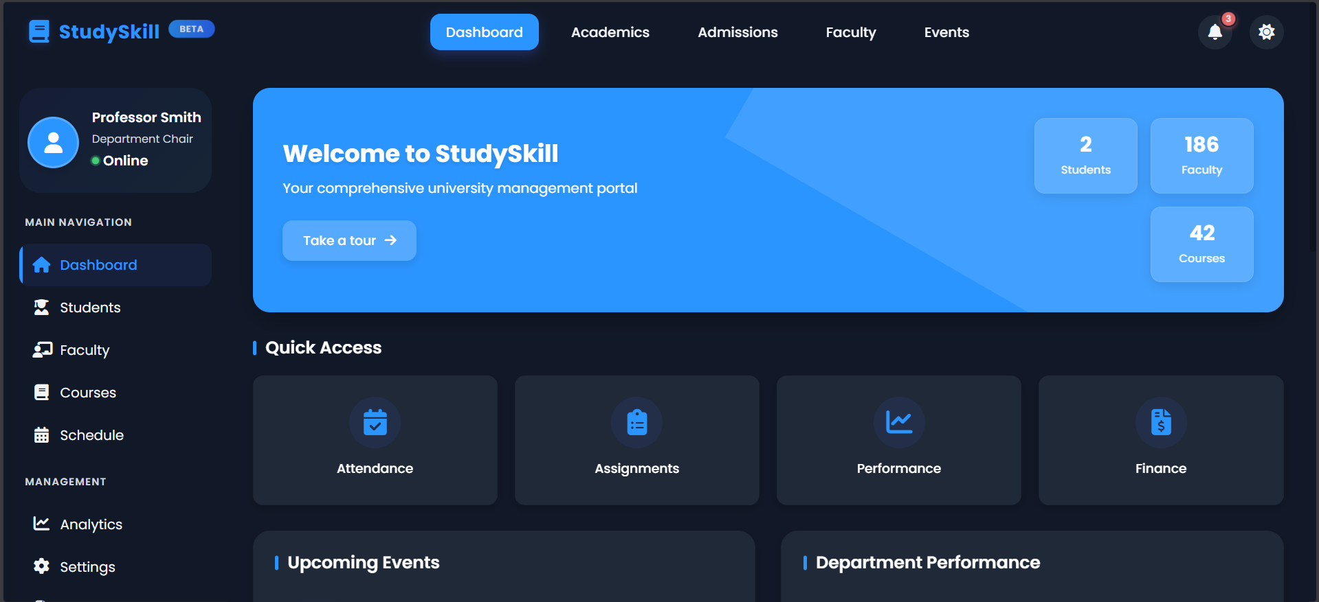 Administrator Dashboard
